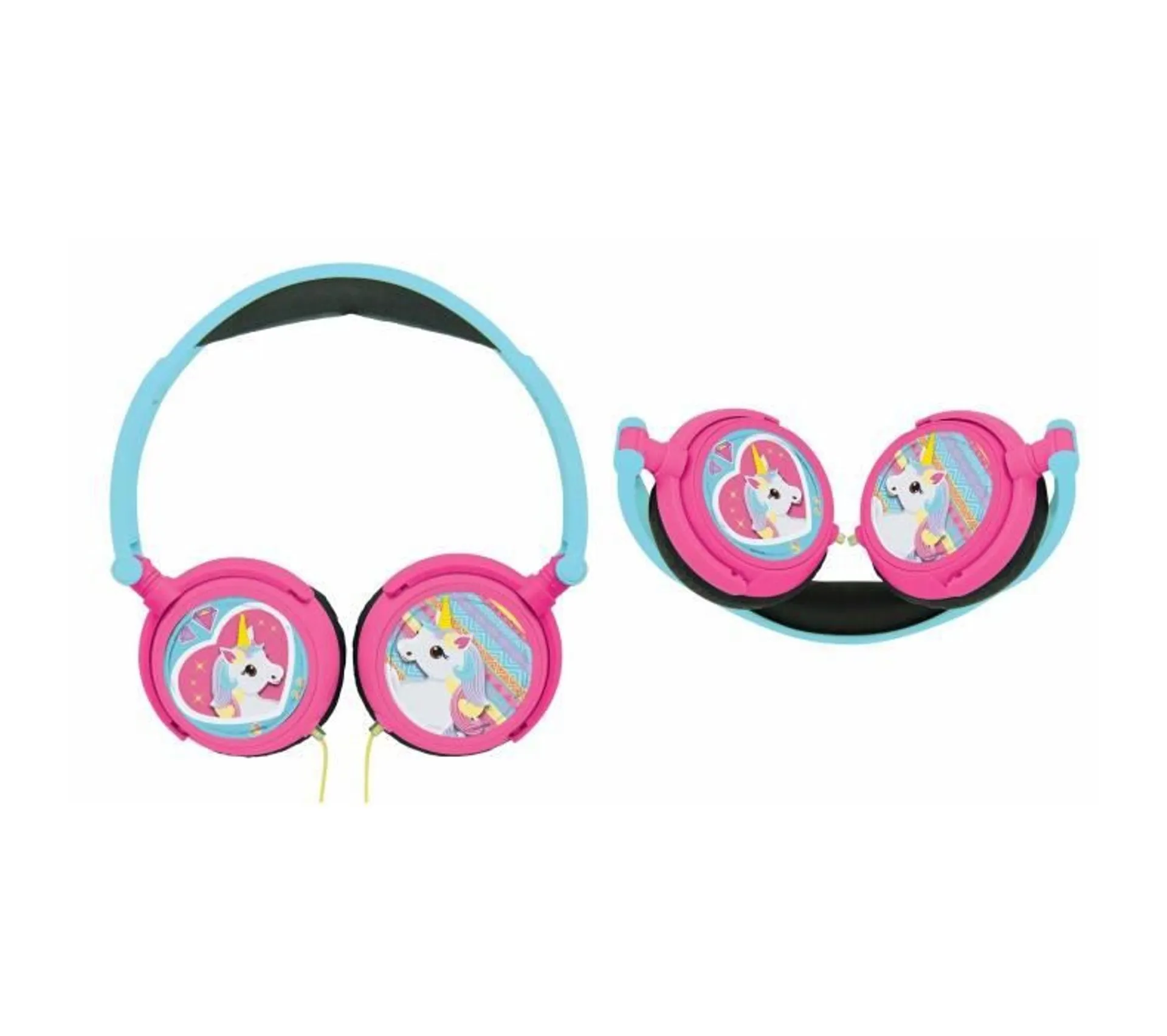 Casque Stéréo Filaire Pliable Pour Enfants Avec Limitation De Volume D'écoute Coloris Licorne